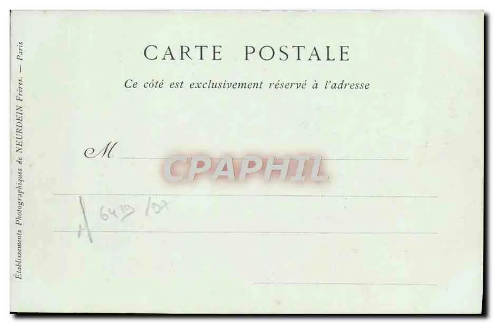 Marselha — Bouneveine — Collections ND Phot - Verso