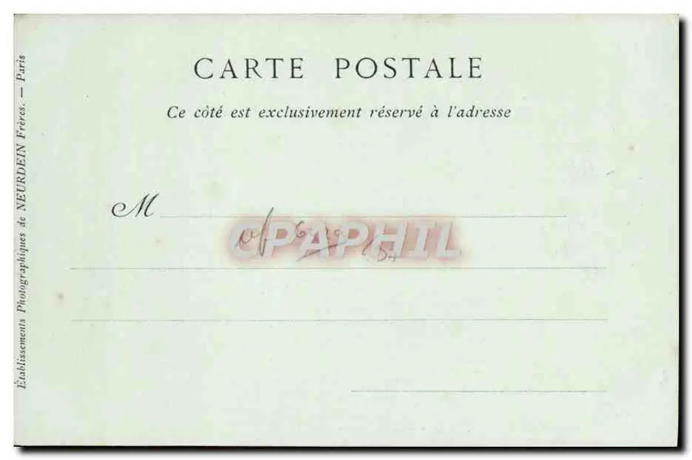 Marseille — Kai und Hafenbecken von La Joliette — Collections ND Phot - Rückseite