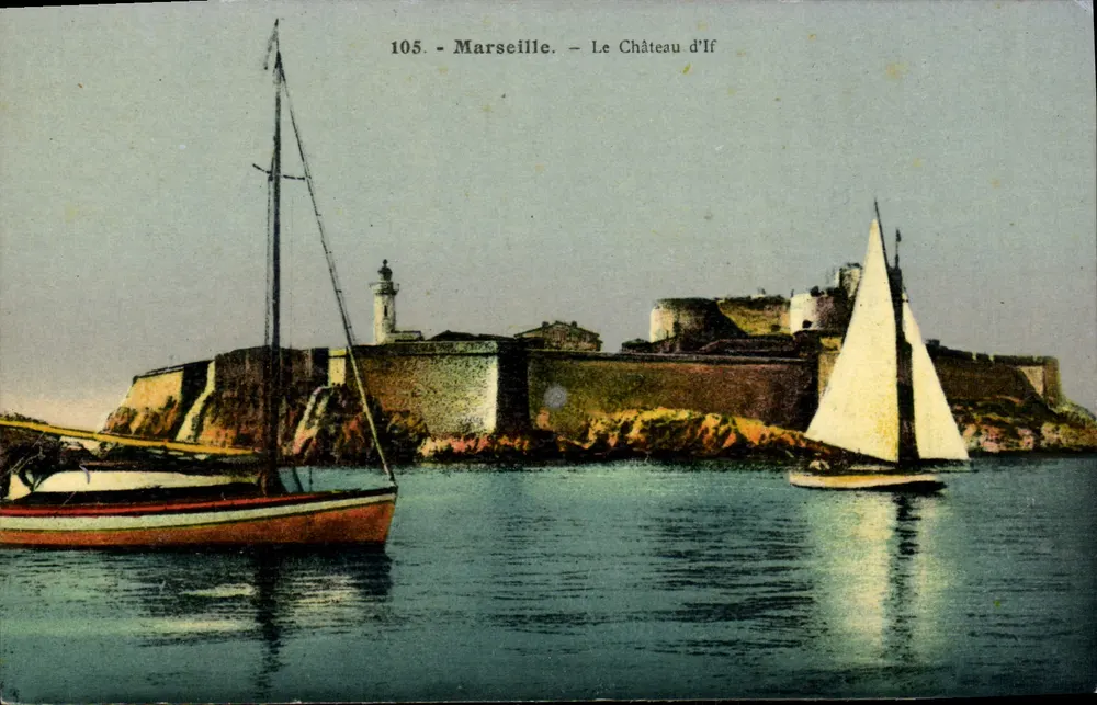 Marseille — O Castelo de If — Editor desconhecido, n° 105 - Frente