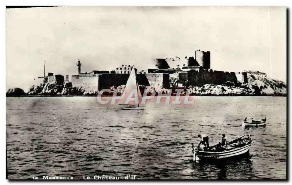Marselha — O Castelo de If — Edição « La Cigale » - Frente