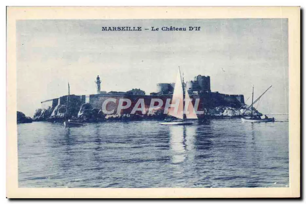 Marselha — O Castelo de If — editor não visível - Frente