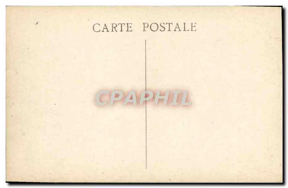 Marselha — O Castelo de If — editor não visível - Verso