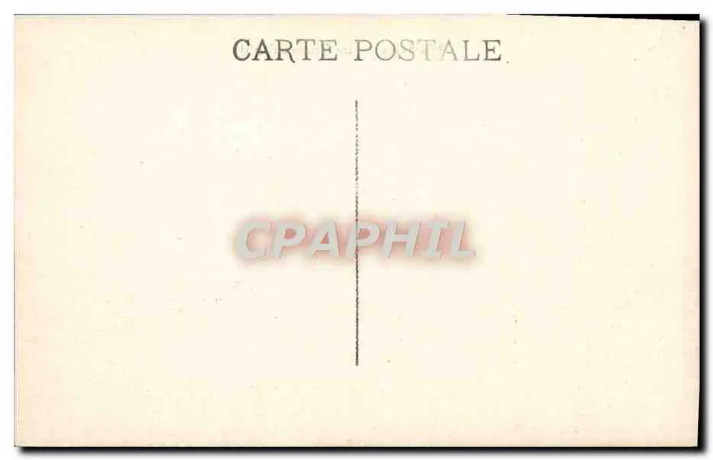 Marselha — O Castelo de If — Editor não identificado - Verso