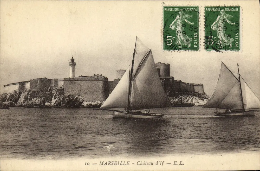 Marselha — Castelo de If — E.L. — Editor E.L. n°10 - Frente