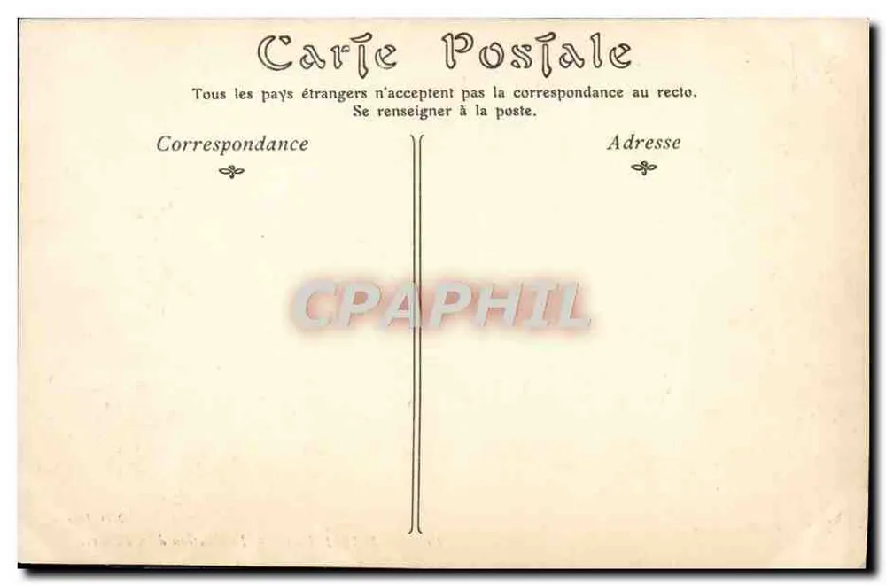 Castelo de If — Marselha — ND Phot - Verso