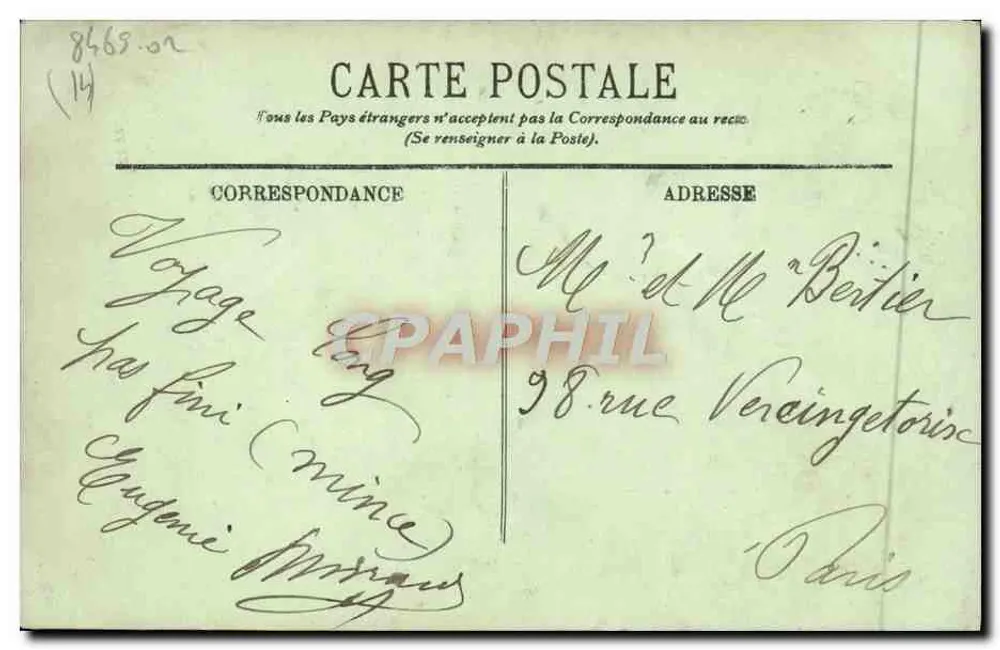 Caen — A Abside da Abadia dos Homens — LL. - Verso