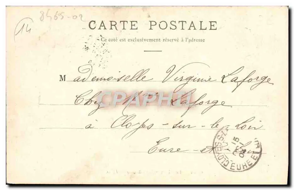 Caen — Het Oude Sint Etienne — L. D. - Achterkant