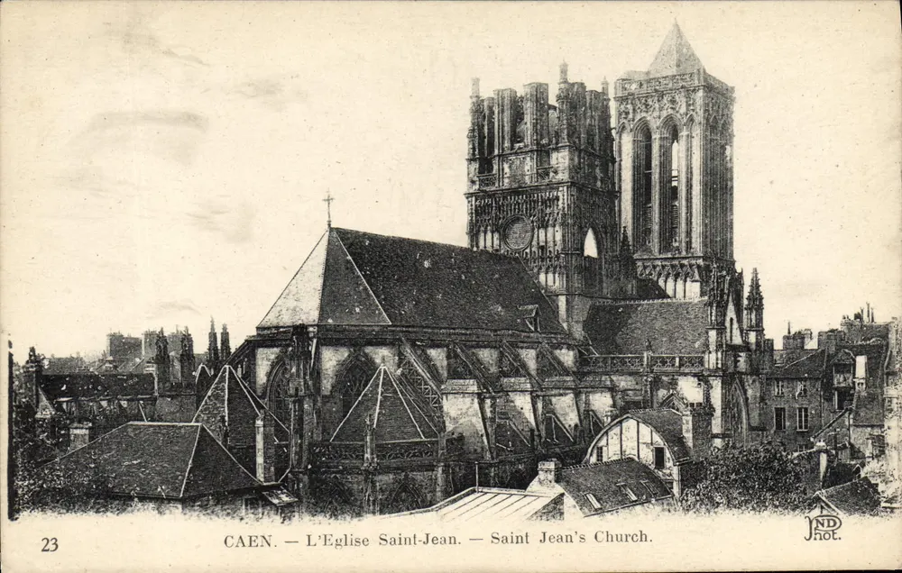 Caen — A Igreja de São João — JND Fot. - Frente