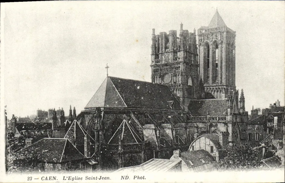 Caen — A Igreja de São João — ND. Fot. n°23 - Frente