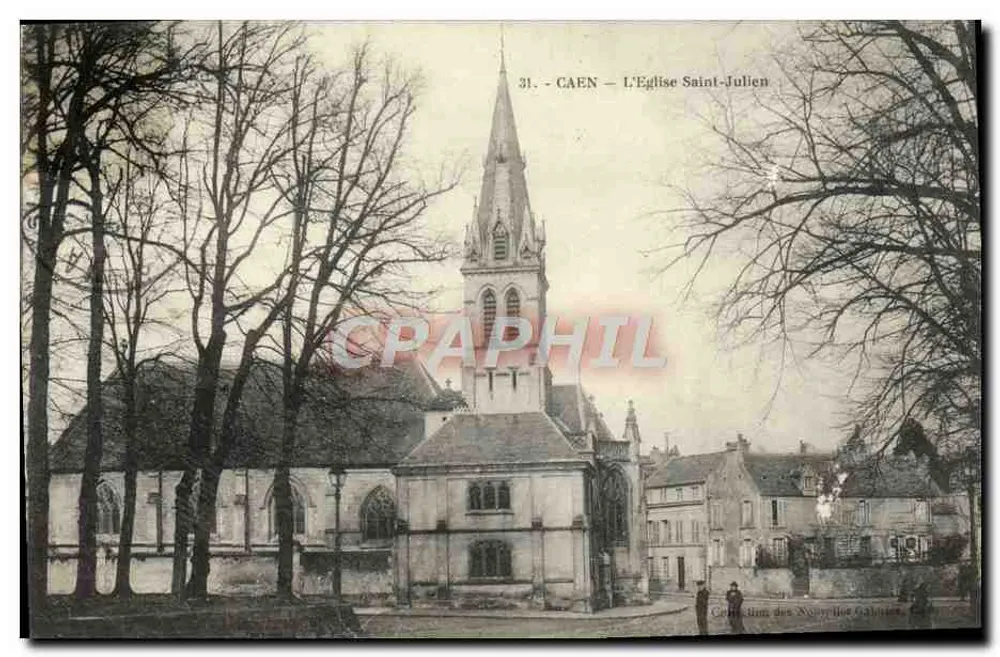 Caen — A Igreja de São Julião — Coleção das Novas Galerias - Frente