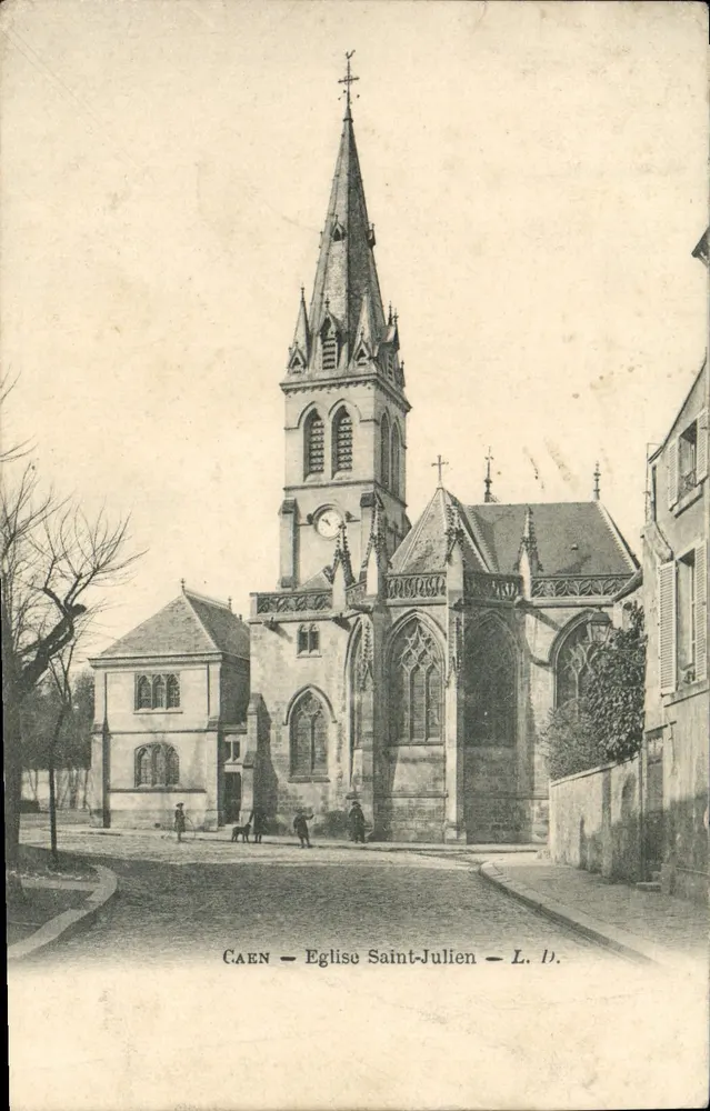 Caen — Église Saint-Julien — L. D. - Frente