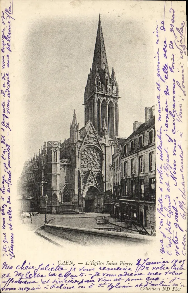 CAEN — A Igreja de São Pedro — Collections ND Phot - Frente