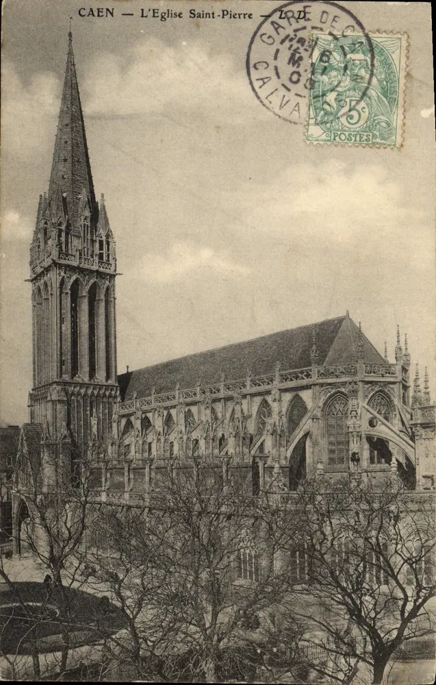 Caen — A Igreja de São Pedro — Editor não identificado - Frente