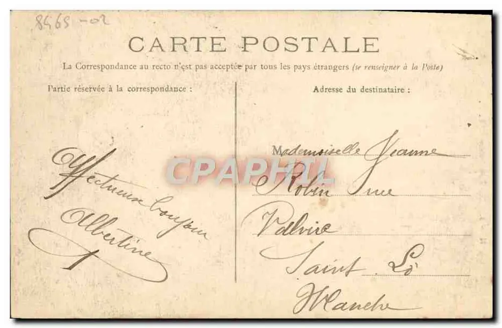 Caen — A Igreja de São Pedro — Editor não identificado - Verso
