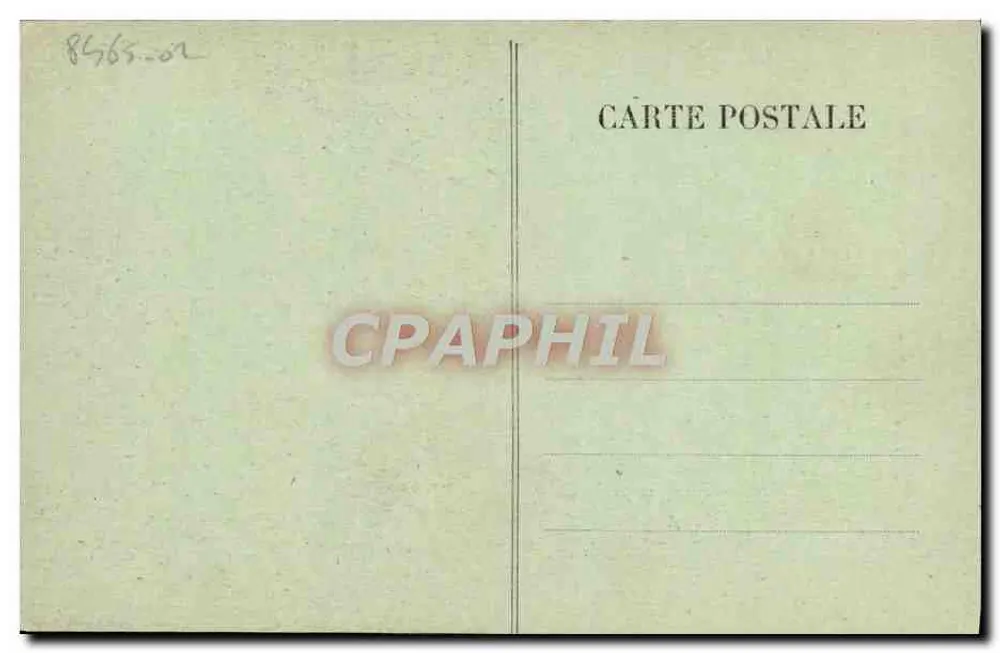 Caen — Igreja e Praça de São Pedro — Editor anônimo, n° 485 - Verso