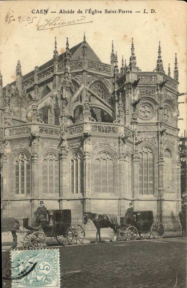 CAEN — Abside da Igreja de São Pedro — L. D. - Frente