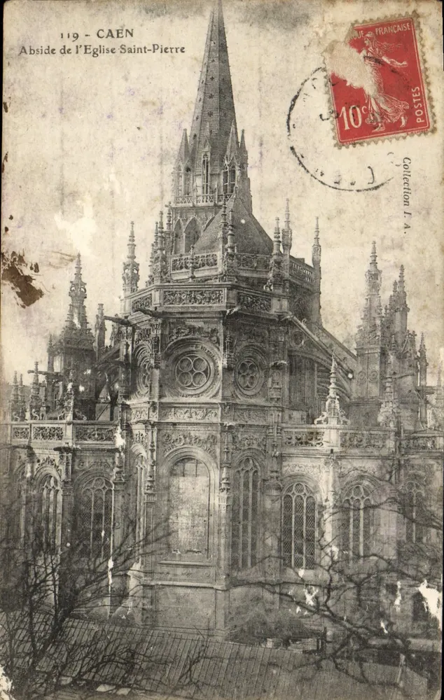 Caen — Abside de l'Église Saint-Pierre — Collection L.A. n°119 - Frente