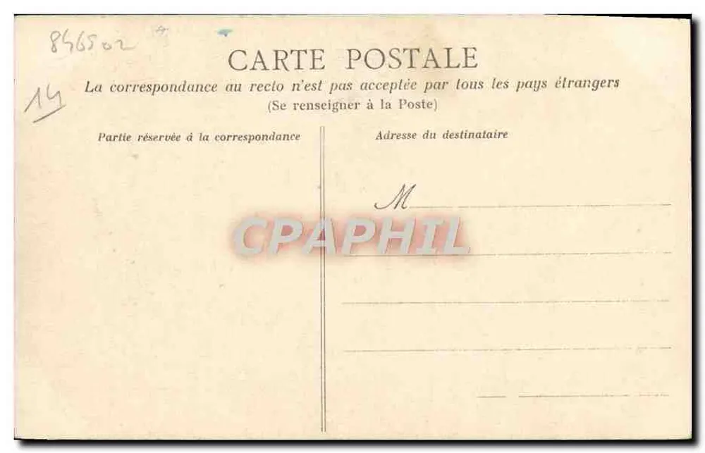 Caen — A abside da igreja de Saint-Pierre — Collection AD, n° 48 - Verso