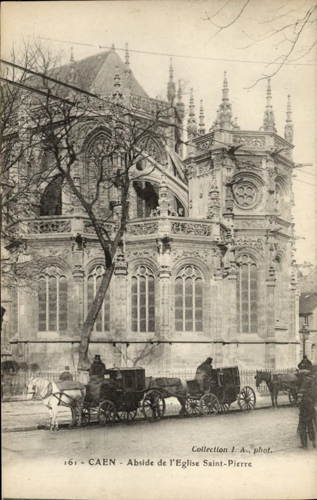 CAEN - Abside da Igreja de São Pedro — Coleção I. A., fot. n° 161 - Frente