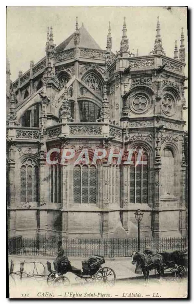 Caen — A Igreja de São Pedro — A Abside — LL. - Frente