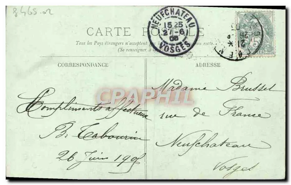 Caen — A Igreja de São Pedro — A Abside — LL. - Verso
