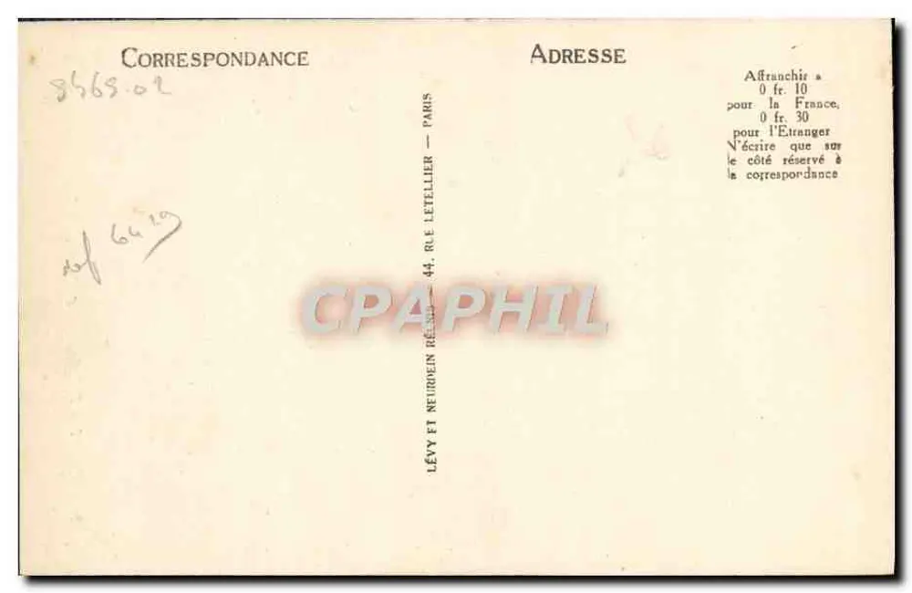 Caen — A Igreja de São Pedro — L.L. n°37 - Verso