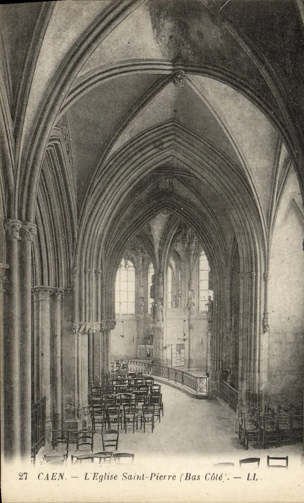 Caen — A Igreja de São Pedro (Lado Baixo) — LL. 27 - Frente