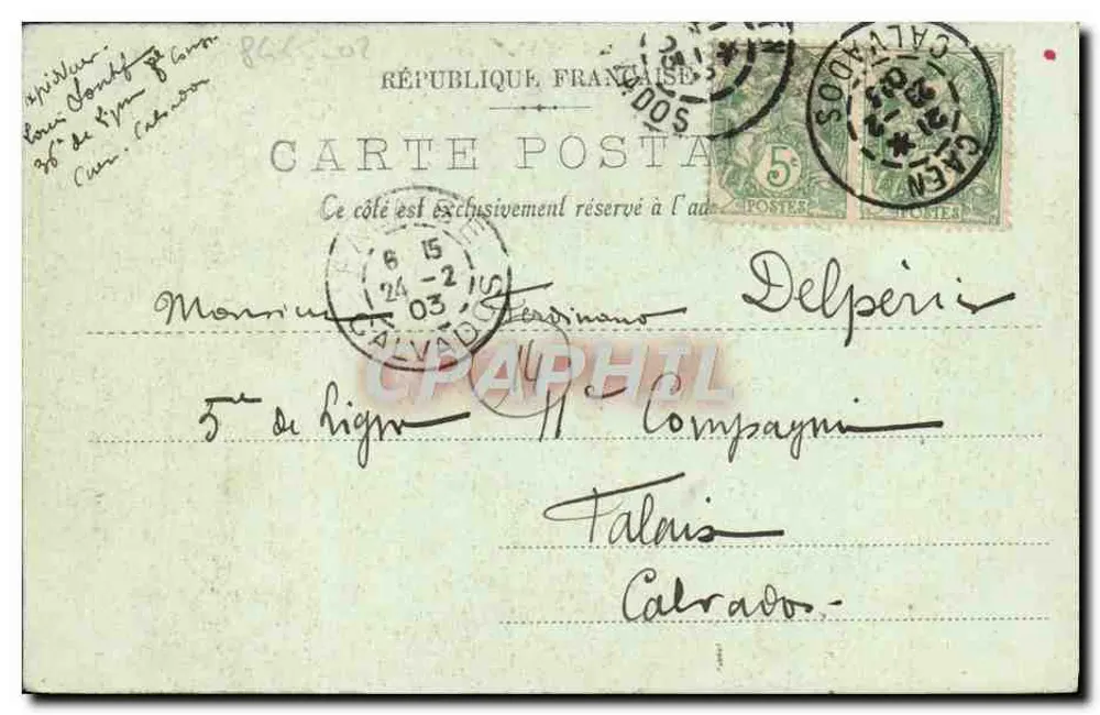 Caen — Saint-Pierre — LL. n°24 - Verso