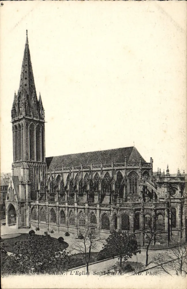 Caen - A Igreja de São Pedro — ND. Fot. — n°4 - Frente