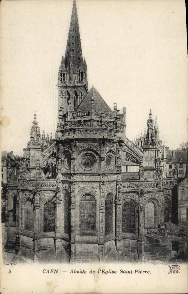 Caen — Abside da Igreja de São Pedro — JND Fot. - Frente