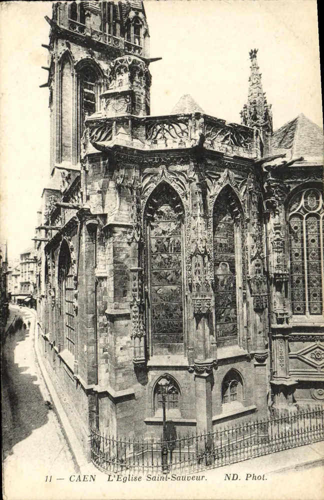 Caen — A Igreja de São Salvador — ND. Fot. n°11 - Frente