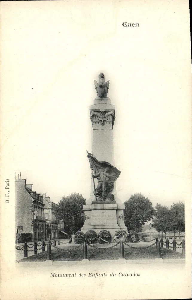 Denkmal der Kinder des Calvados — Caen — B.F. Paris - Vorderseite