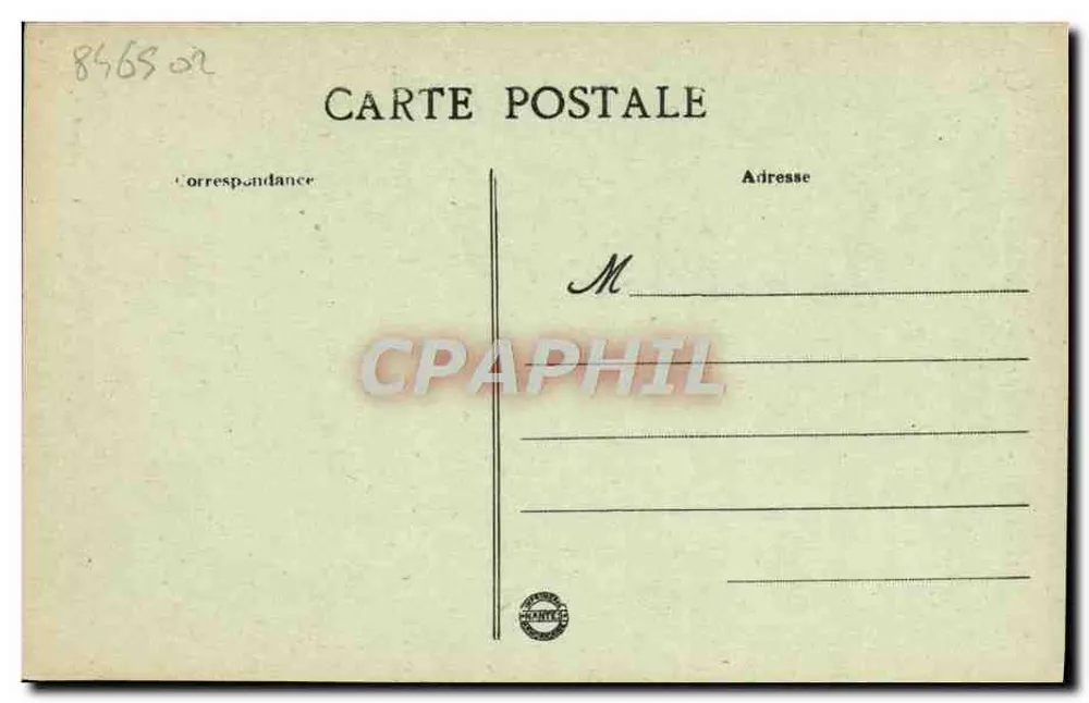 CAEN - Estátua de Luís XIV — Coleção I. A. — n° 32 - Verso