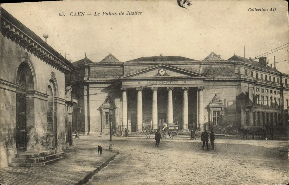 CAEN — O Palácio de Justiça — Coleção AD - Frente