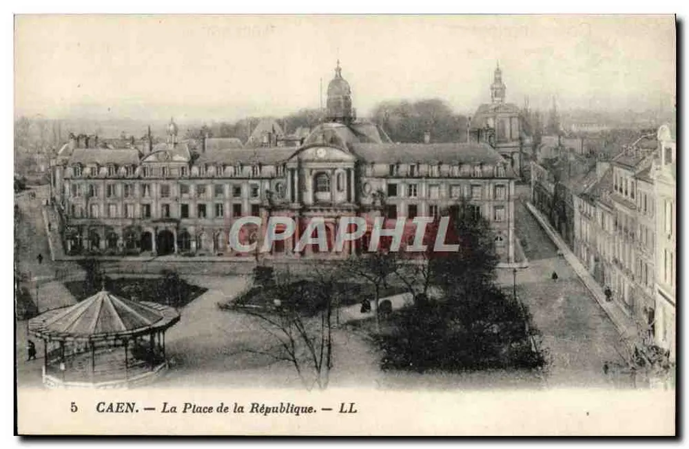 CAEN — Plein de la République — LL - Voorkant