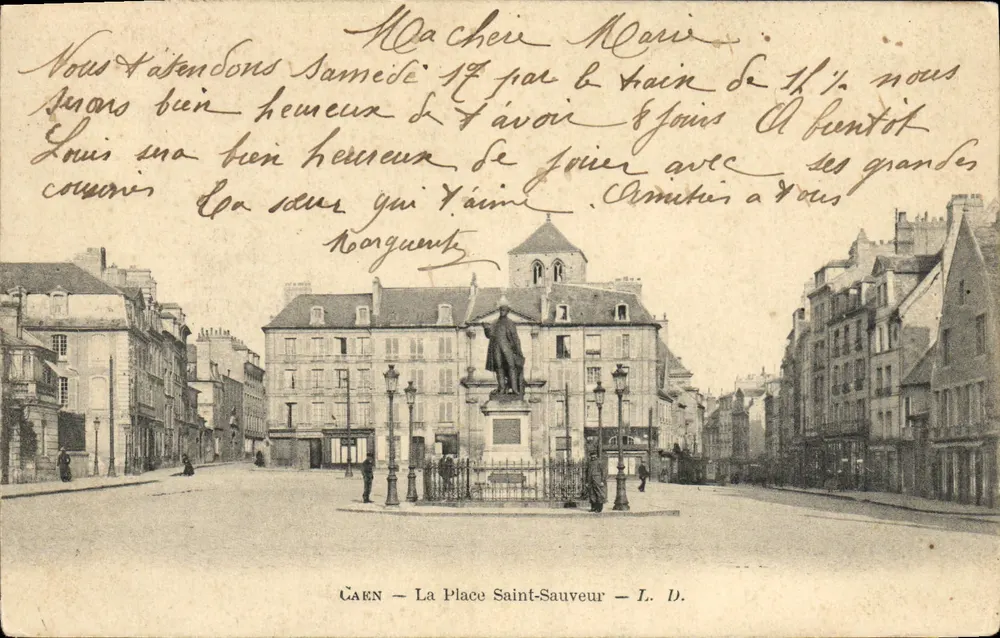 Caen — La Place Saint-Sauveur — L. D. - Frente