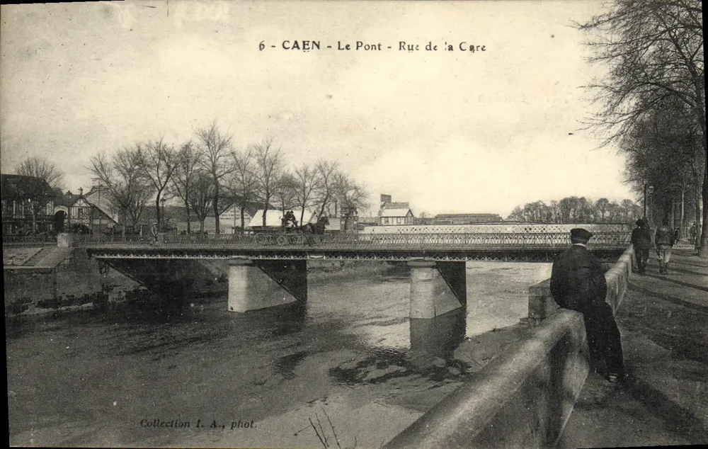 Caen - O Ponte - Rua da Care — Coleção I. A., fot. - Frente