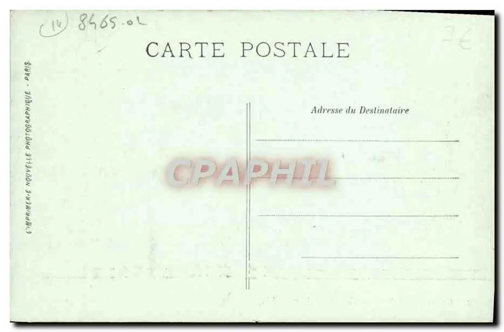 Caen — Die Straße und die Turm Saint-Jean — LL. - Rückseite