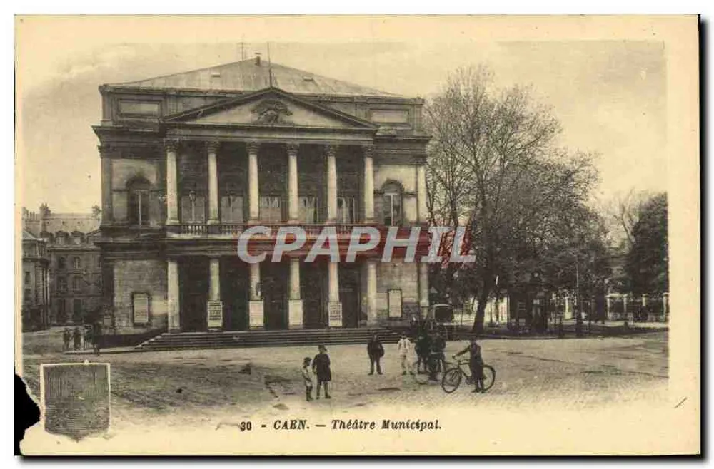 Caen — Städtisches Theater — Vintage Postcard/Antike Ansichtskarte n°30 - Vorderseite