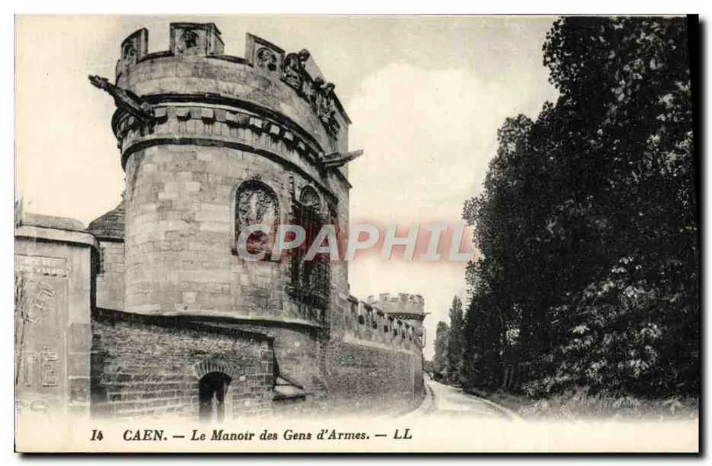 CAEN — O Château dos Homens de Armas — LL - Frente