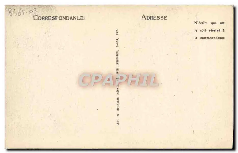 CAEN — O Château dos Homens de Armas — LL - Verso