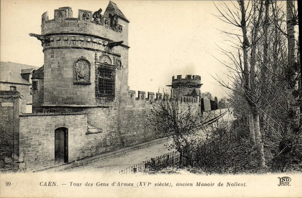 Caen — Torre dos Homens de Armas (século XVI), antigo Château de Nollent — JND Phot. - Frente