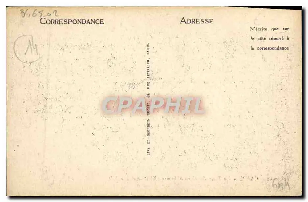Caen — Torre dos Homens de Armas (século XVI) — ND - Verso