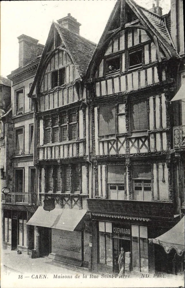 Caen — Case della Rue Saint-Pierre — ND. Fot. n°18 - Recto
