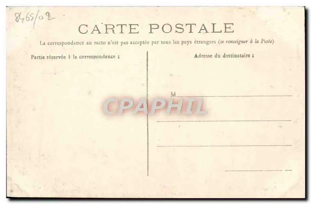 CAEN — As Casas de Madeira — Rue Saint-Pierre (século XV) — L. D. - Verso