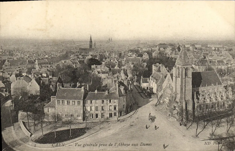 Caen — Allgemeiner Blick von der Abbaye aux Dames — ND Photo - Vorderseite