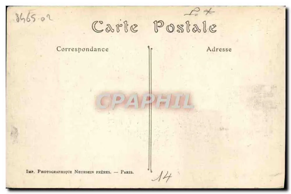 CAEN — Vue générale prise du Clocher de Saint-Pierre — ND. Phot. - Verso