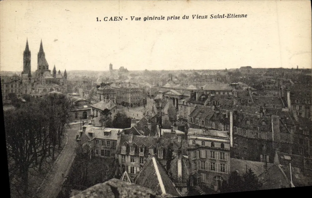 Caen — Allgemeine Ansicht vom Alten Saint-Etienne — Verlag: Viaon-Daquet, Caen - Vorderseite