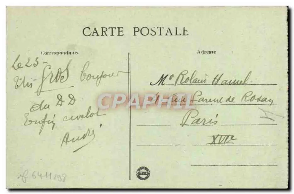 CAEN - Vista geral tirada de Saint-Jean — editor desconhecido, n° 45 - Verso