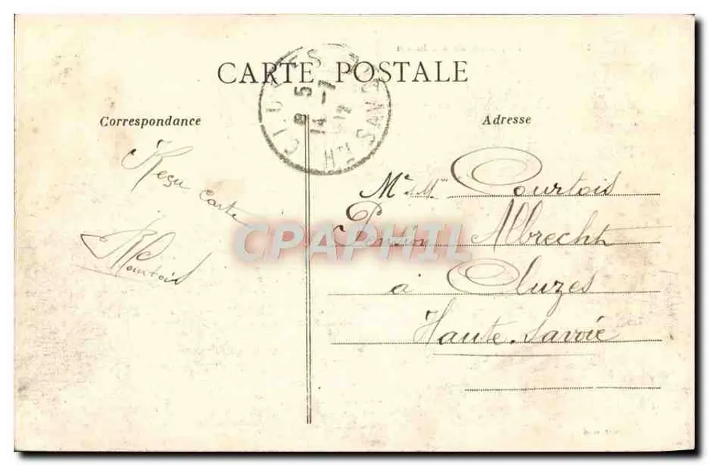 Caen — Torpilleure im Hafen — Sammlung A - Rückseite